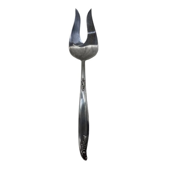 Holmes & Edwards Other - Holmes and Edwards Woodsong 1958 Serving Meat Fork Deepsilver
